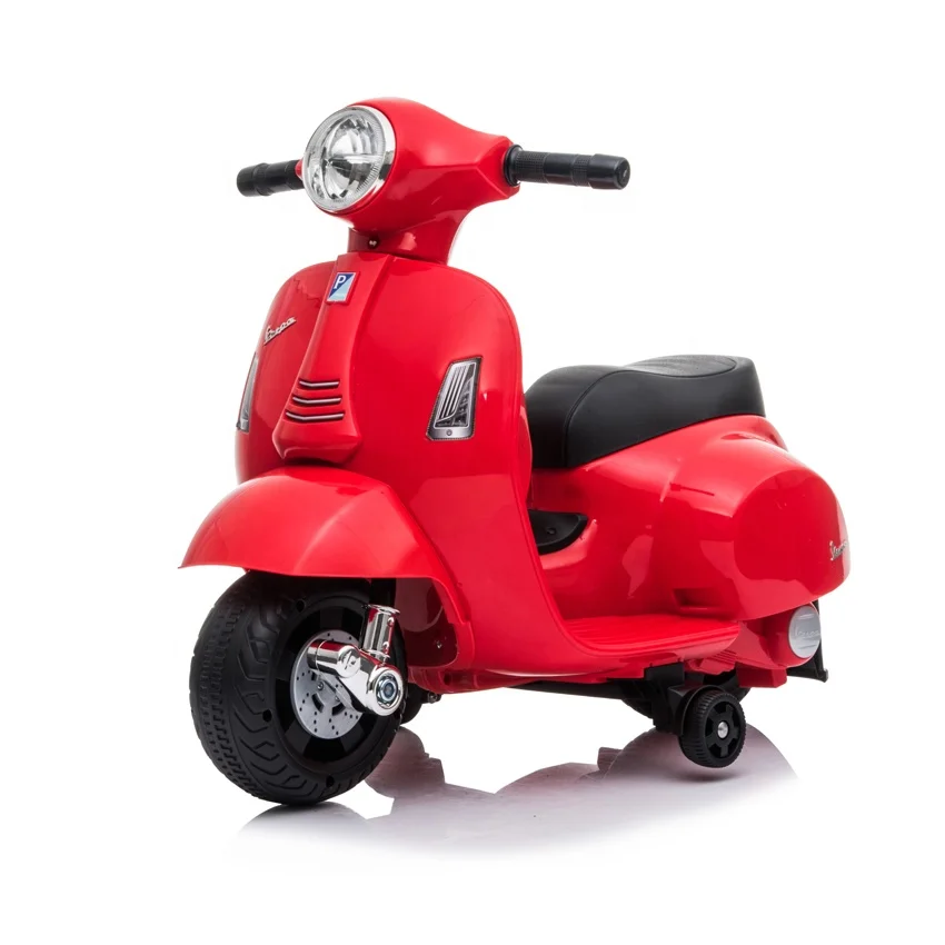 2020 New Licensed Electric Vespa Ride On Car For Kids Bikes Battery Operated Motorcycle
