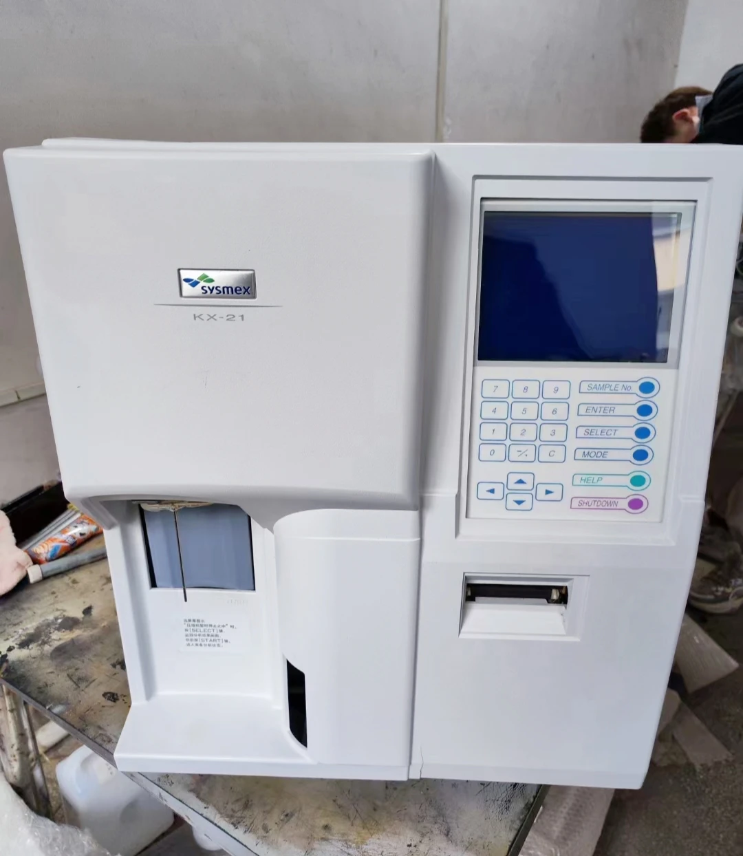 Sysmex 3 Classification Blood Analyzer New Version KX21 Open Reagent Refurbishment Machine Laboratory Equipment