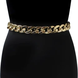 Wholesale Customized Fashion Women Dress Chain Waist Belt For Women multi-layer Exaggerated Body Metal Chain Belt