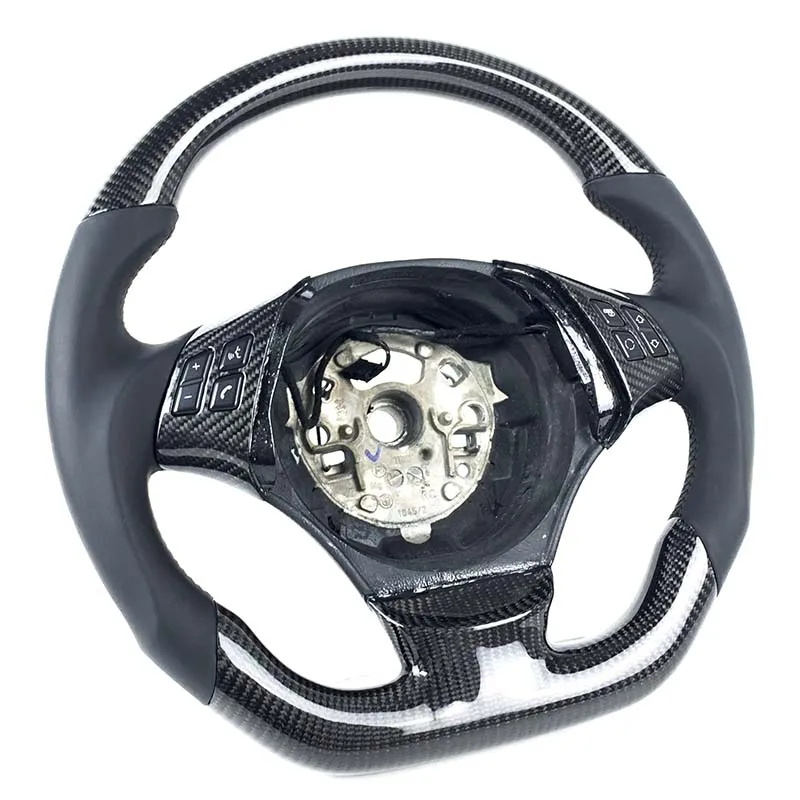 Custom Car Accessories Red Carbon Fiber Steering Wheel Suitable for BMW Old 3 Series 320 325 335 M3 E90 E92 E93
