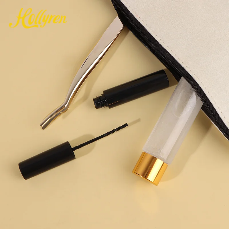 Hollyren Diy Glue For Strip Lashes That Look Like Extensions Wholesale Cluster Eyelashes With Bond Kit