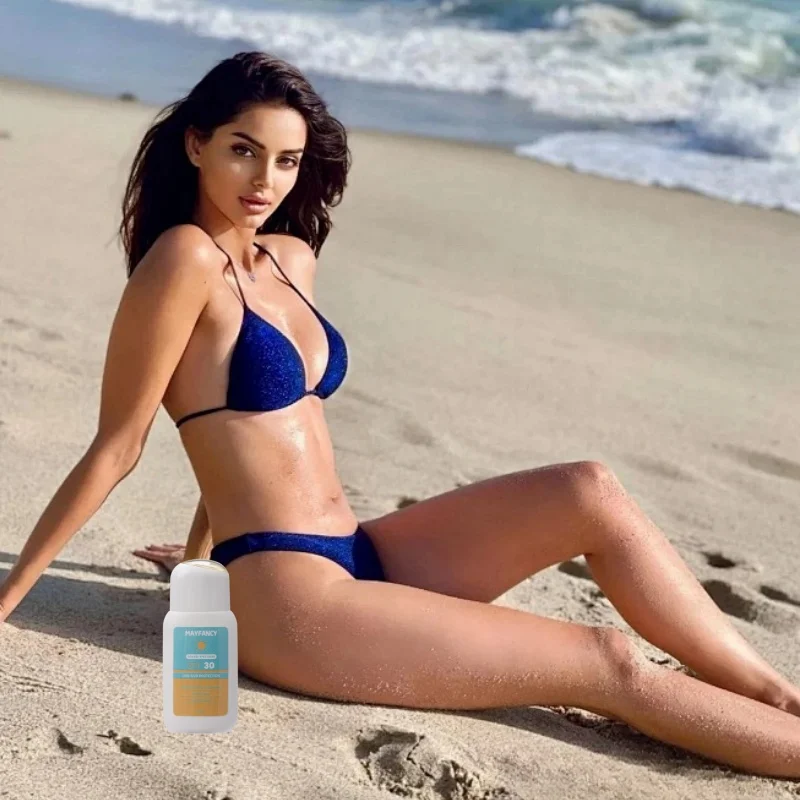 OEM DDM Organic  Soothing Sunscreen Cream Promotional Isolation Block with Waterproof Zinc Oxide Tint Sunburn Protection