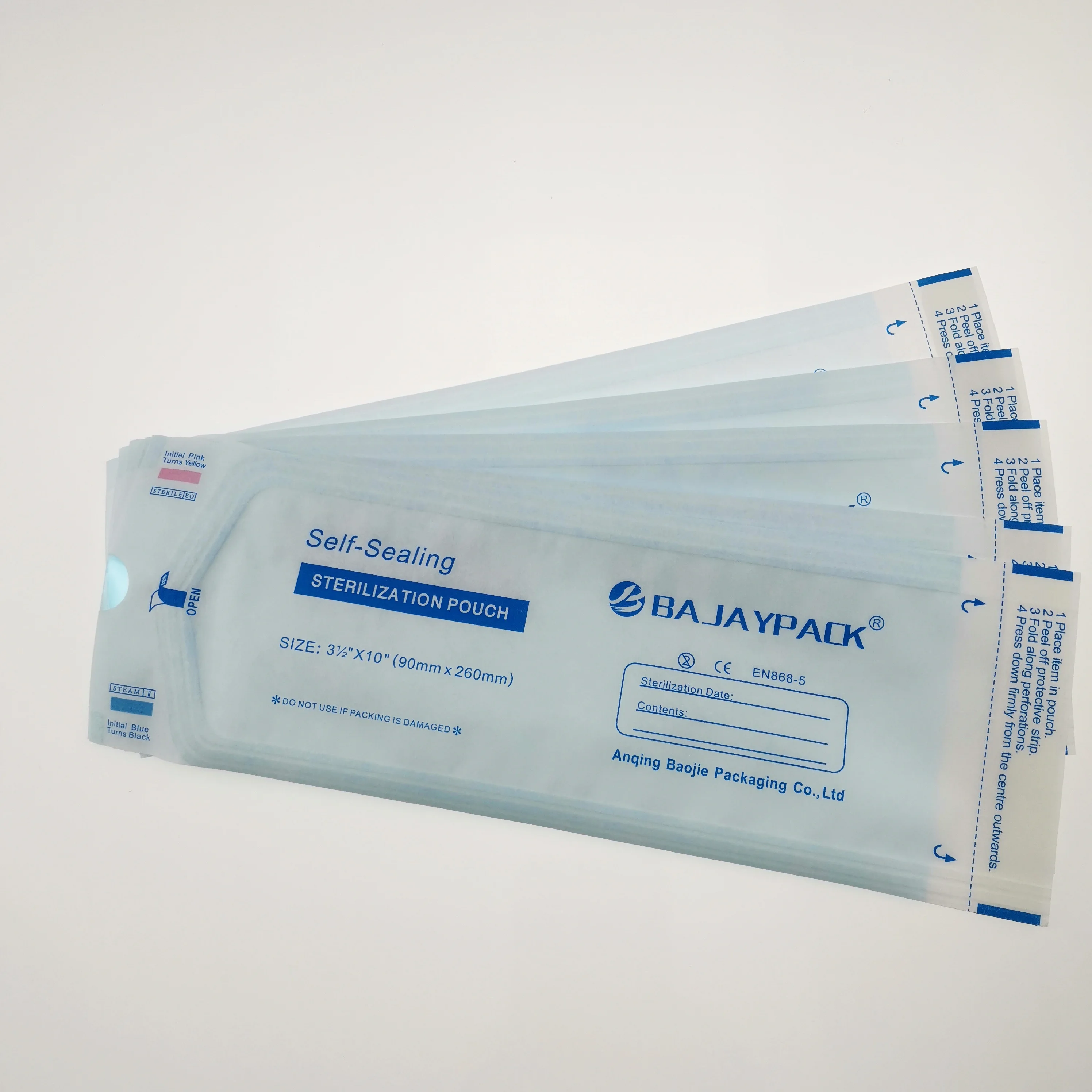 2020 Dental use self seal sterilizaion pouches