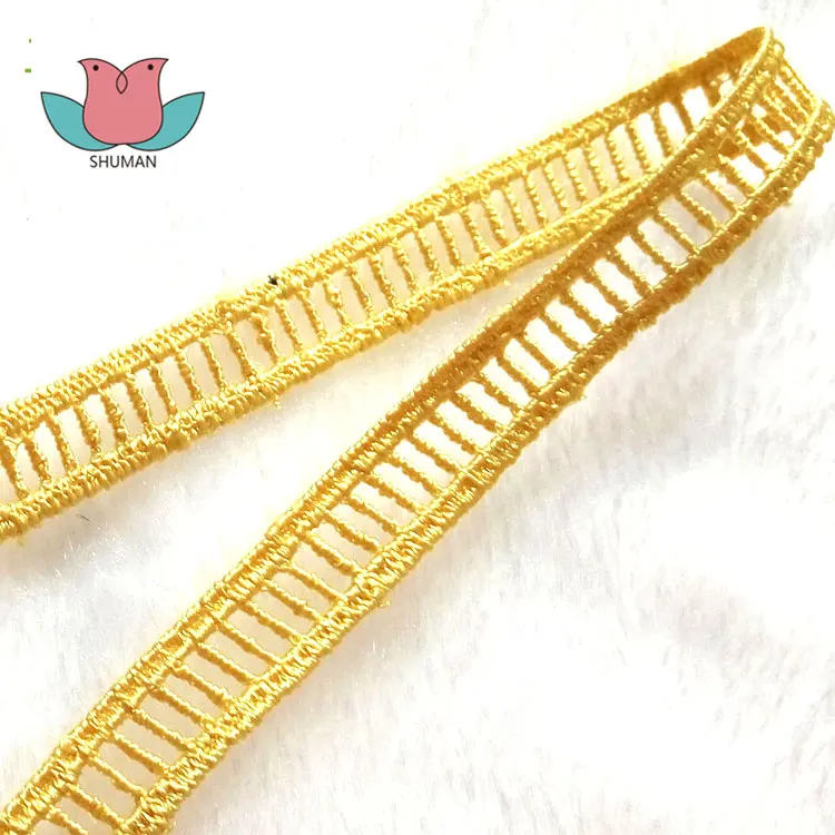  LC007 Garment accessories краситель для того чтобы соответствовать хлопчатобумажная кружевная отделка жаккардовые кружева приятного розового цвета из хлопка женское