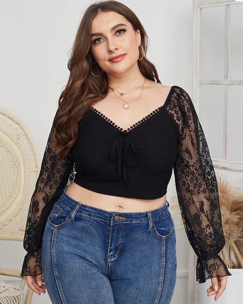 
Professional manufacturer fashion autumn and winter black long sleeve stitched t-shirt 