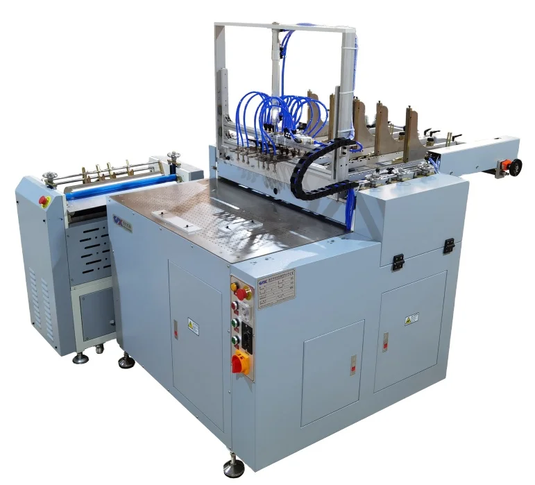JX-H760S Semi-automatic notebooks hard cover book making machine.