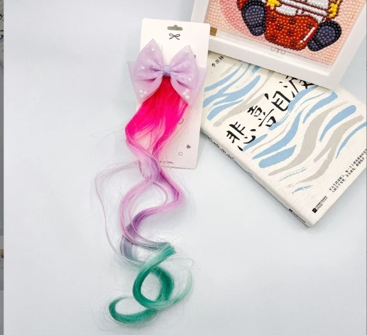 Mylulu Bubble braid wig ponytail fried dough twist female ponytail long braid net red lantern braid ponytail