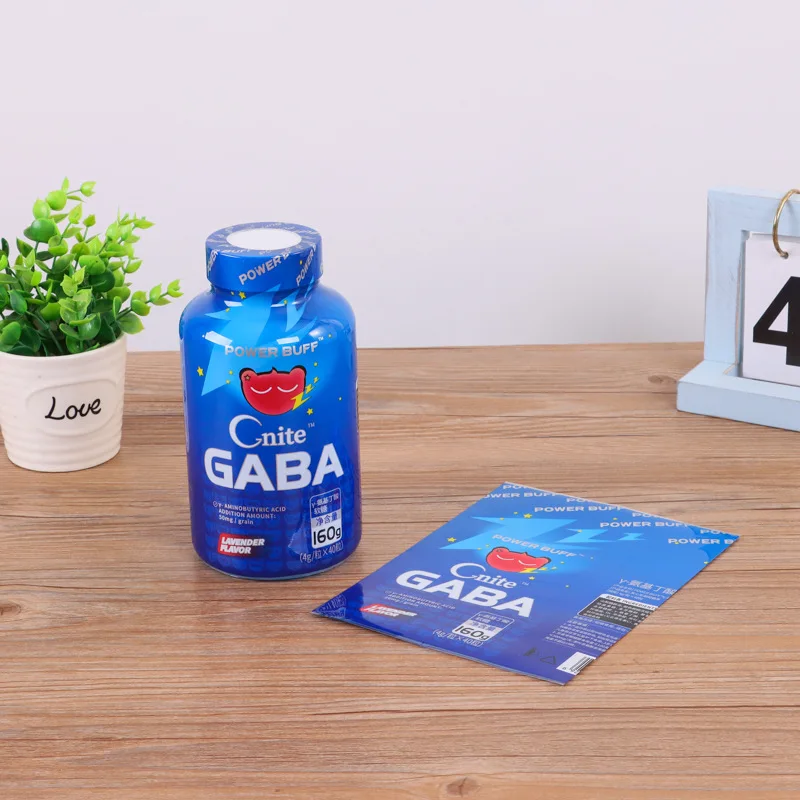 Waterproof Custom Design Private Label Cosmetics Shampoo wine Bottle water sleeve wrap shrink Labels Printing