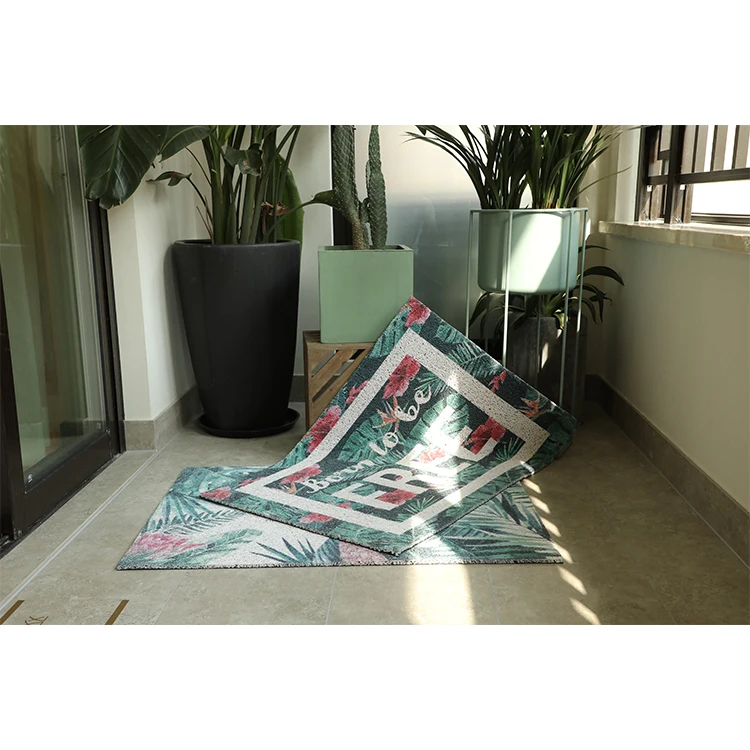 Chinese Factory Coil Coconut Door Indoor Outdoor Pvc Plastic Floor Mat