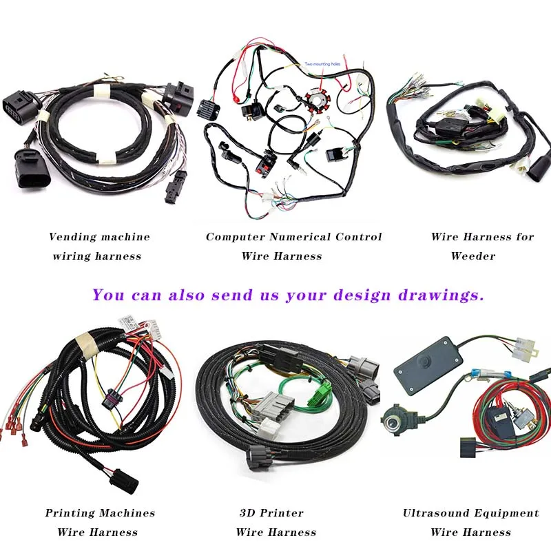 Customized Products  wire harness for resistor blower loom for peugeot 307  flat ribbon cable 16 pins