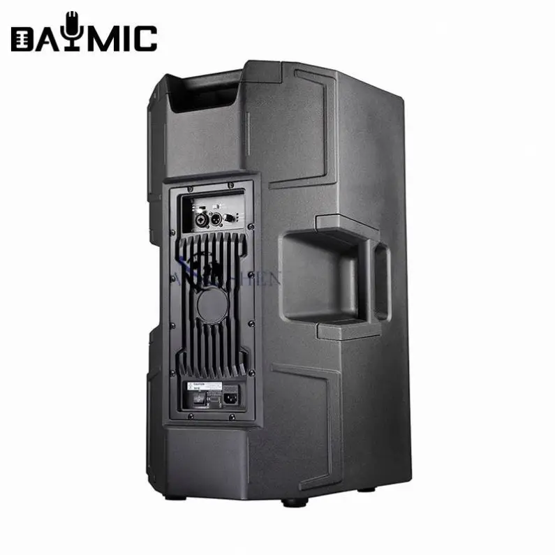 Professional OEM plastic 15 Inch Active Speaker Two Way Audio Active Full frequency speaker Loudspeaker 1000W Class D