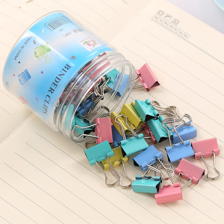 Color mixing Long Tail Clip Extra Large Black Swallowtail Clip  Desktop Storage Ticket Box Clip