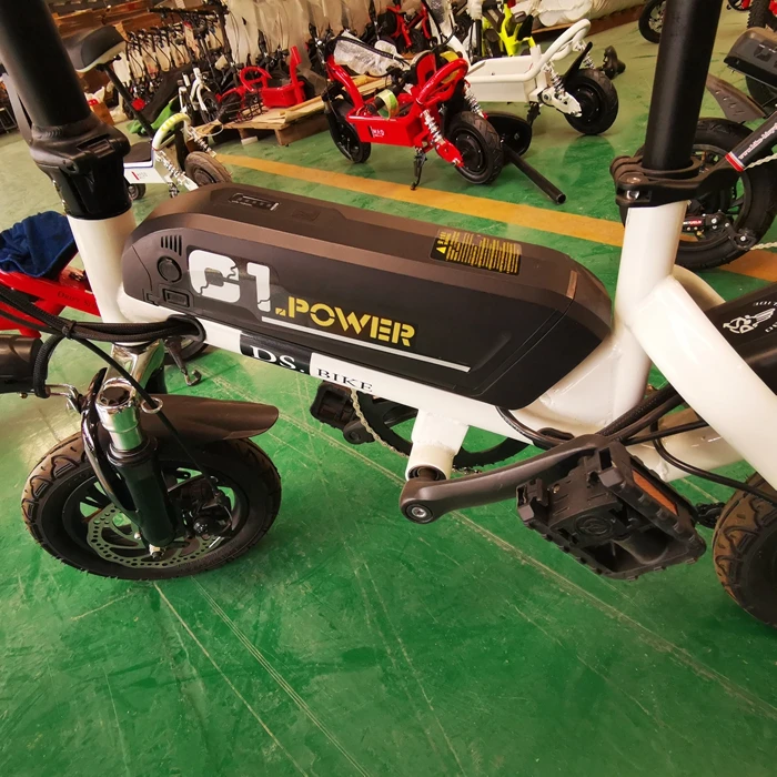 C1 Max hot selling high carbon steel hard front fork alloy Sitting stainless steel chain Tube folding eBike electric bike wheel