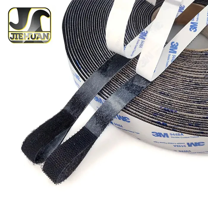 3M Fastening Strap Self-adhesive Elastic Hook and Loop Tapes Made from Strong Adhesive Nylon Polyester Carton Multipurpose