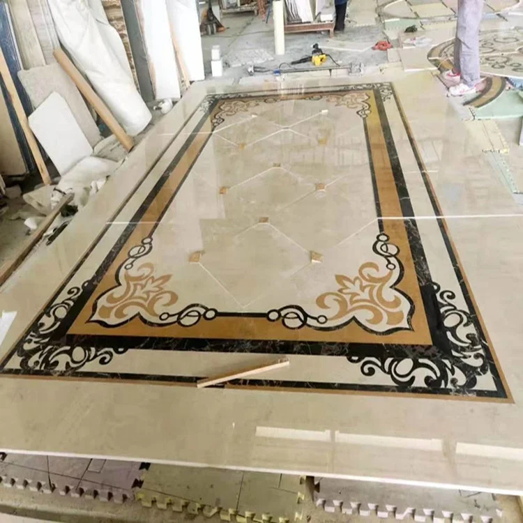 waterjet marble mosaic tile For Hotel