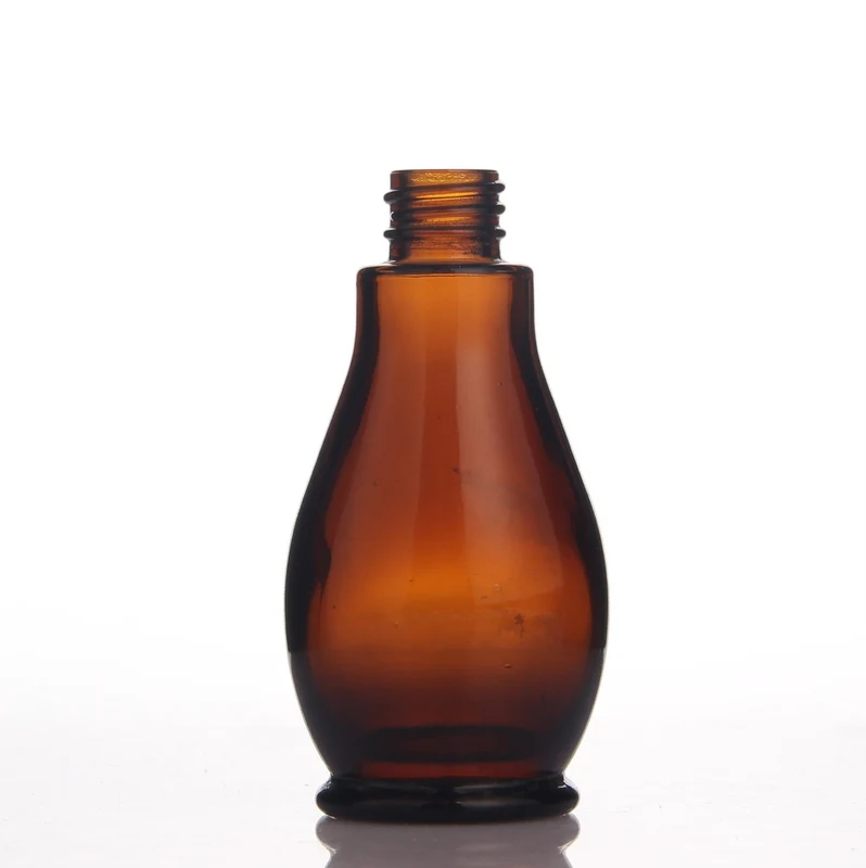 50ml Wholesale Cheap Price Amber Color Glass Pipette Essential Oil Packaging Pipe Serum Bottle with Free Samples