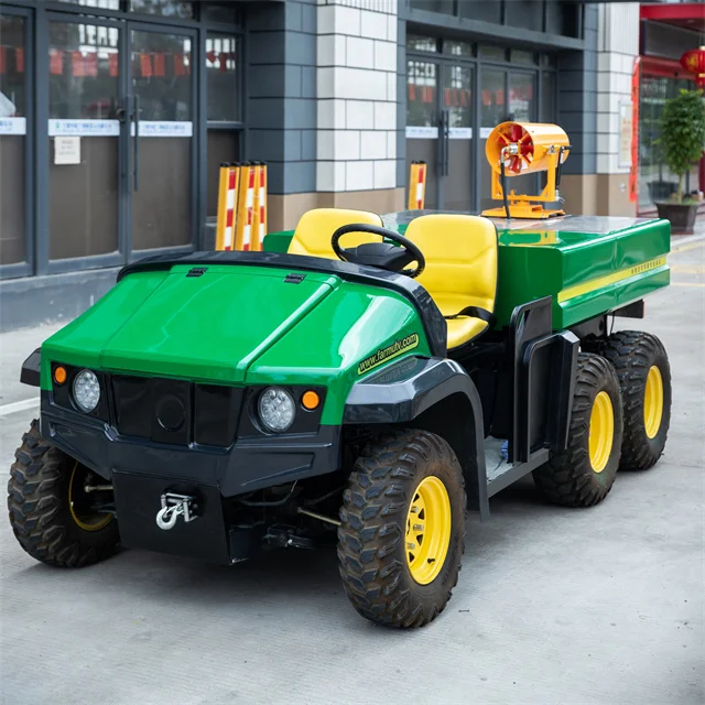 Agricultural farm use 4x4 sides by sides electric utility vehicle mini dump truck for sale