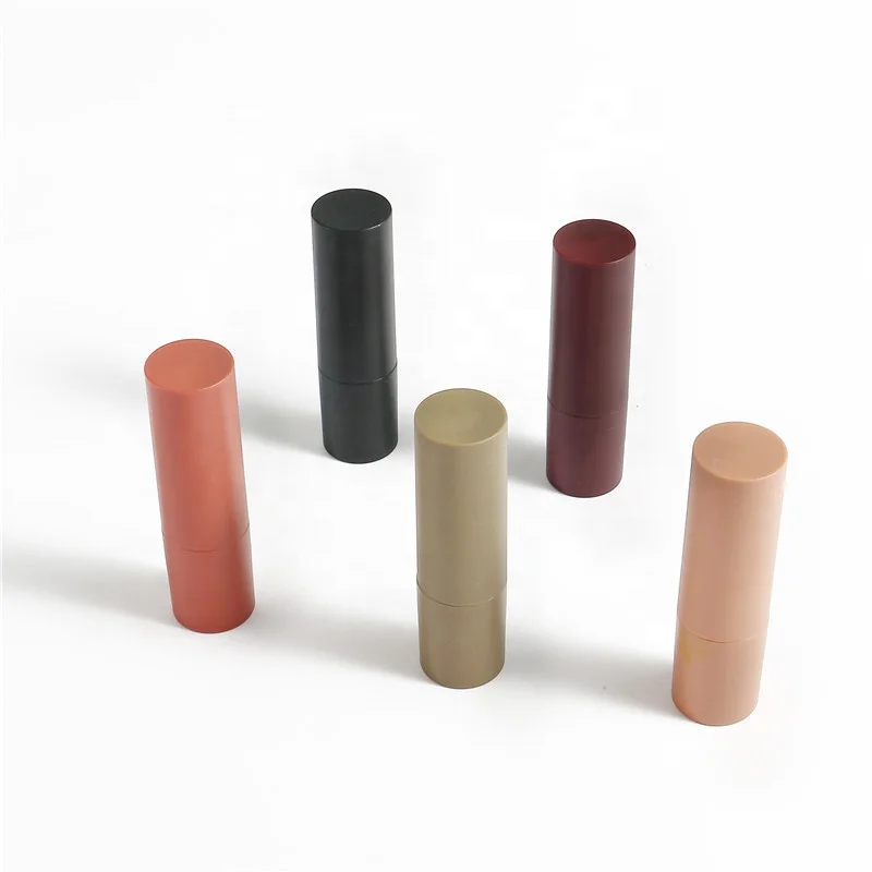 
Custom Empty mini round Lipstick container Lipstick Tube Empty Lip balm Tube packaging 