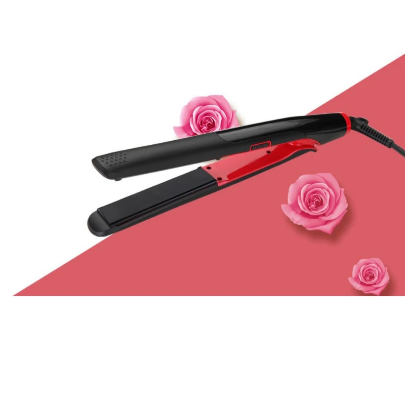 
Amazon 2 In 1 Straight Curly Salon Popular Good Saling Flat Iron Fashion Good Multi-function lady Hair Straightener 