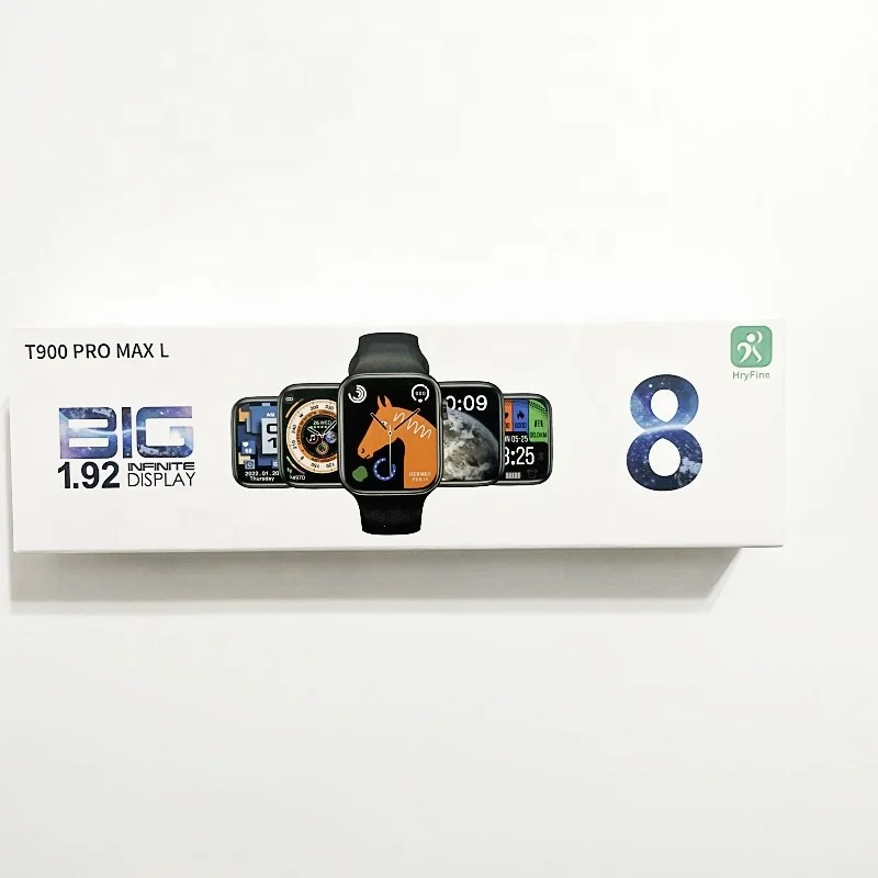 2022 new wearable devices 1.92inch series 8 smart watch t900 promax watch 8 smart watch serie 8 smartwatch t900 pro max