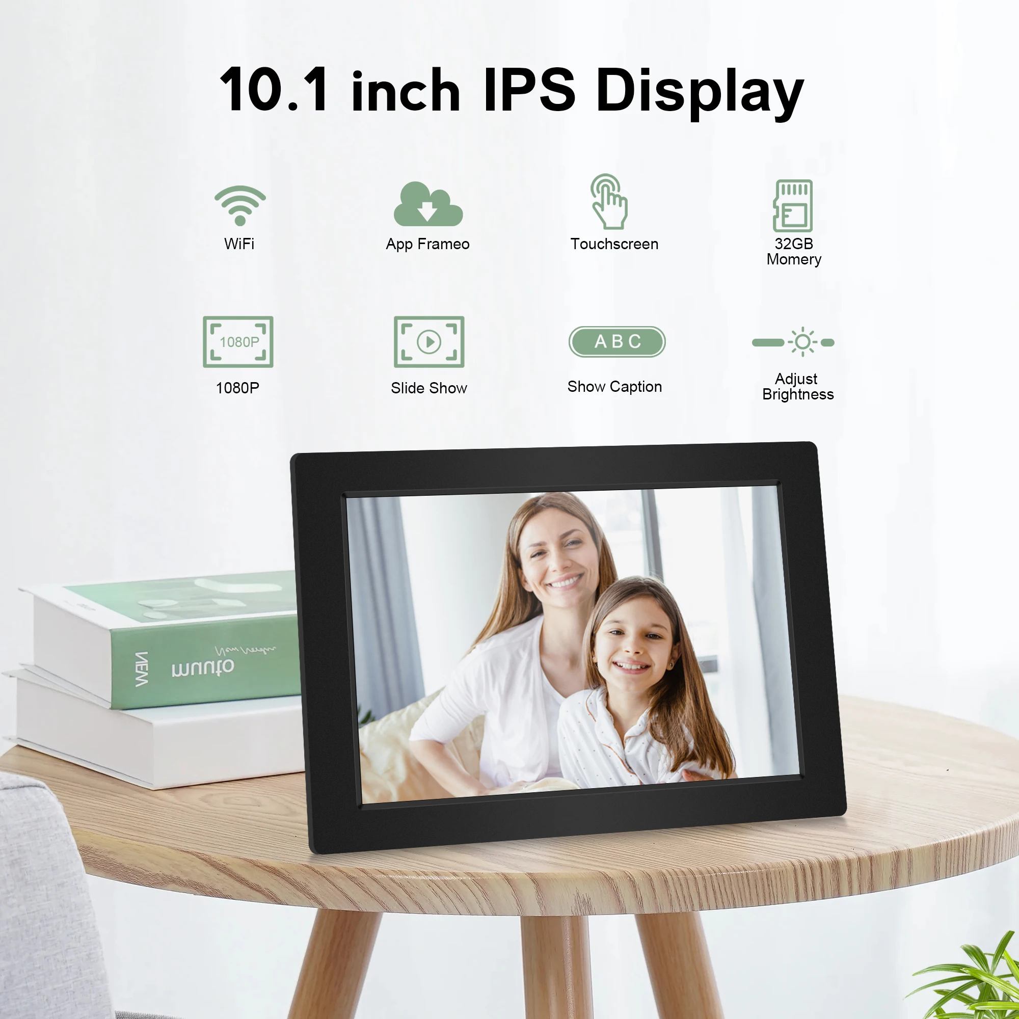 Digital Picture Frame Email Photos from Anywhere Touch Screen Digital Photo Frame Display Gift for Friends and Family