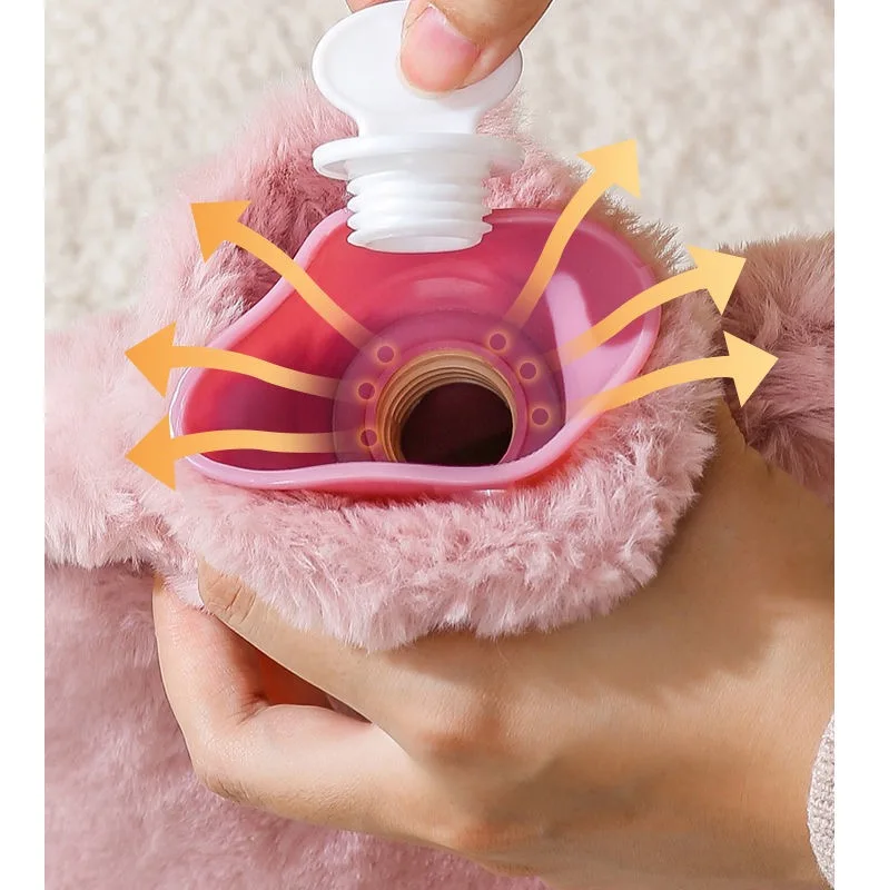 Winter warmer hand portable thickened 2000ml 1000ml PVC reusable warm handbags bottle cold/hot water bag