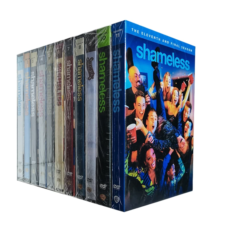 Бесстыдный сезон 1-11Boxset DVD 34 диски оптовая продажа с фабрики фильмы сериалы мультфильмы регион 1/регион 2 бесплатная доставка