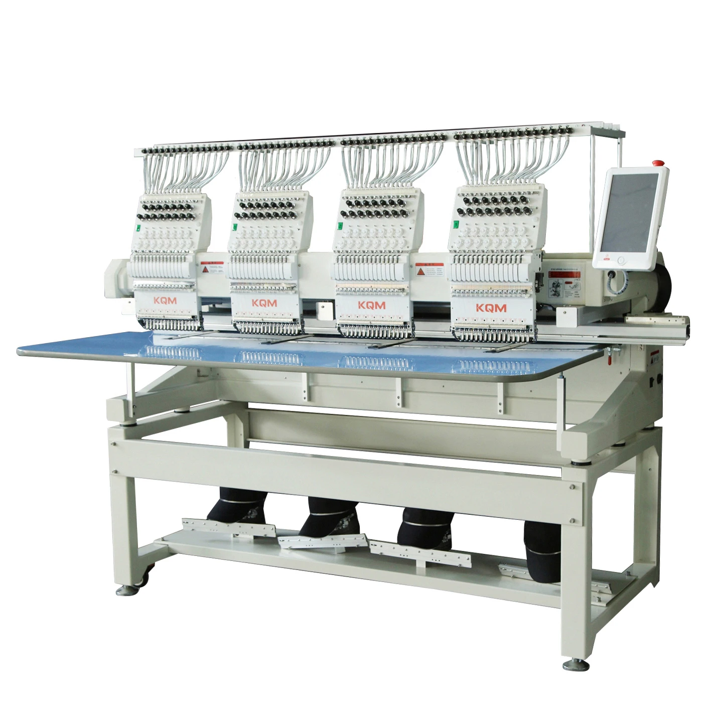 Four Heads Industrial Embroidery Sewing Machine Flat Cap Embroidery Machine 4 Heads Computer Embroidery Machine