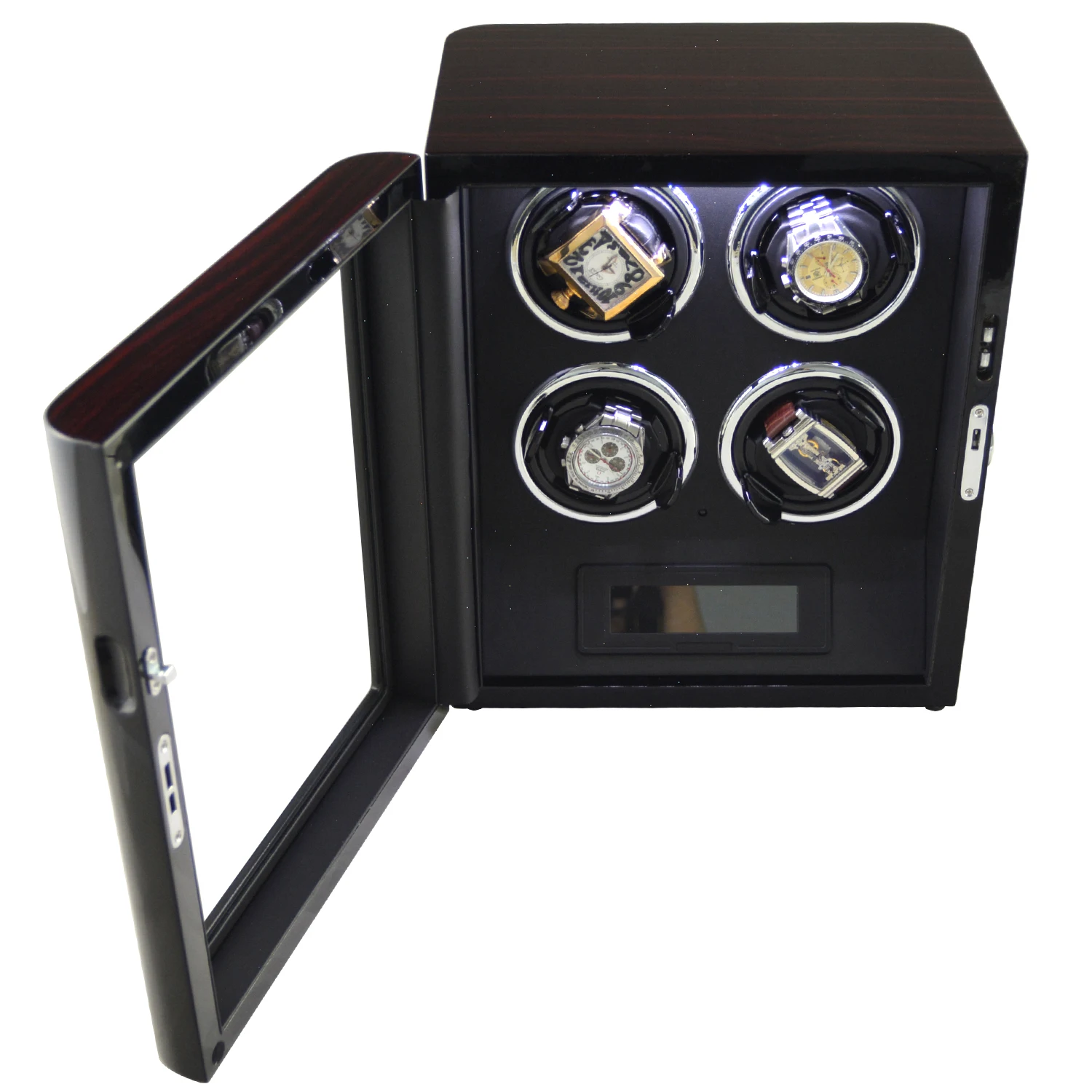 GC03-Q85EB-L-ARF Luxury Anti-Magnetic Fingerprint Unlock Watch Winder Quiet Japanese Motor Watch Winder for Vintage Watches