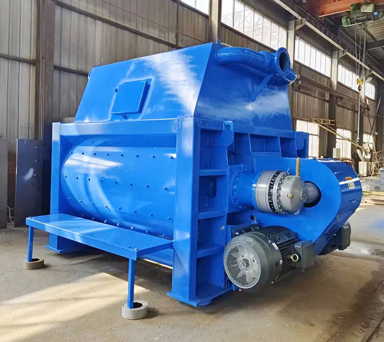 JS750 Twin Shaft Concrete Mixer