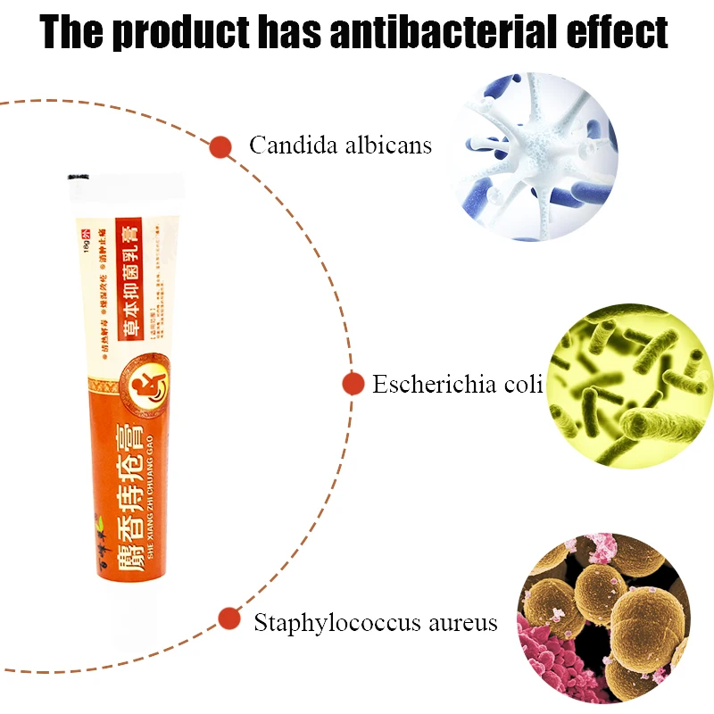 Musk Extraction Hemorrhoids Ointment Powerful Hemorrhoids Internal Hemorrhoids Piles External Anal 18g