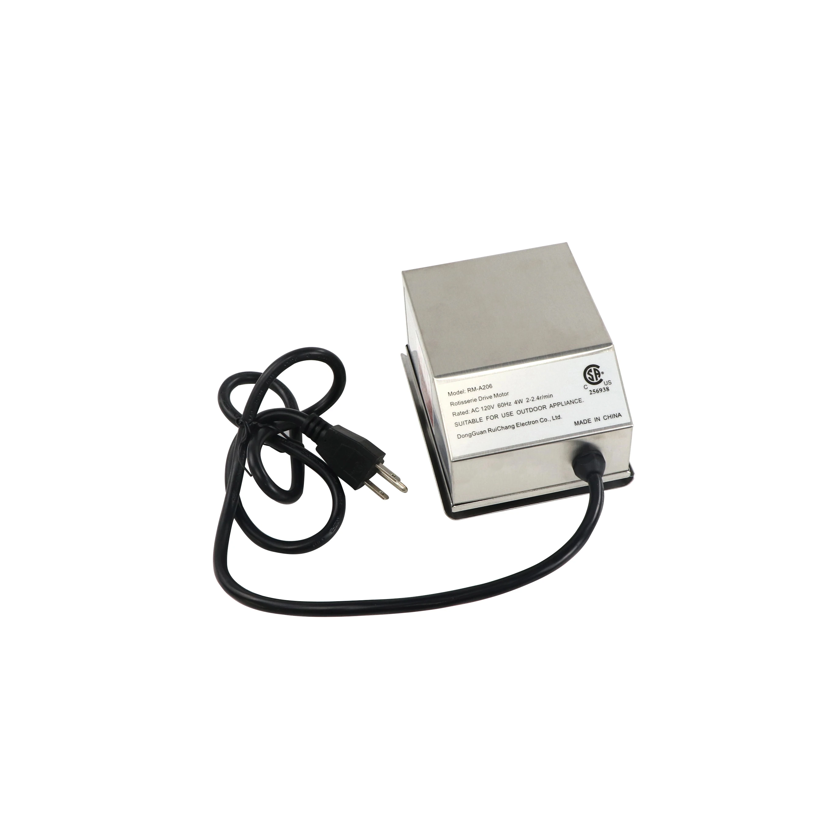 BBQ Grill Stainless Steel Electric Spit Rotisserie Motor