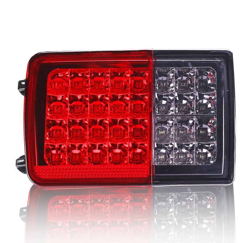 2022 New Design Auto Lamps Square Rear Tail Lights Brake Steering Warning Tail Lights