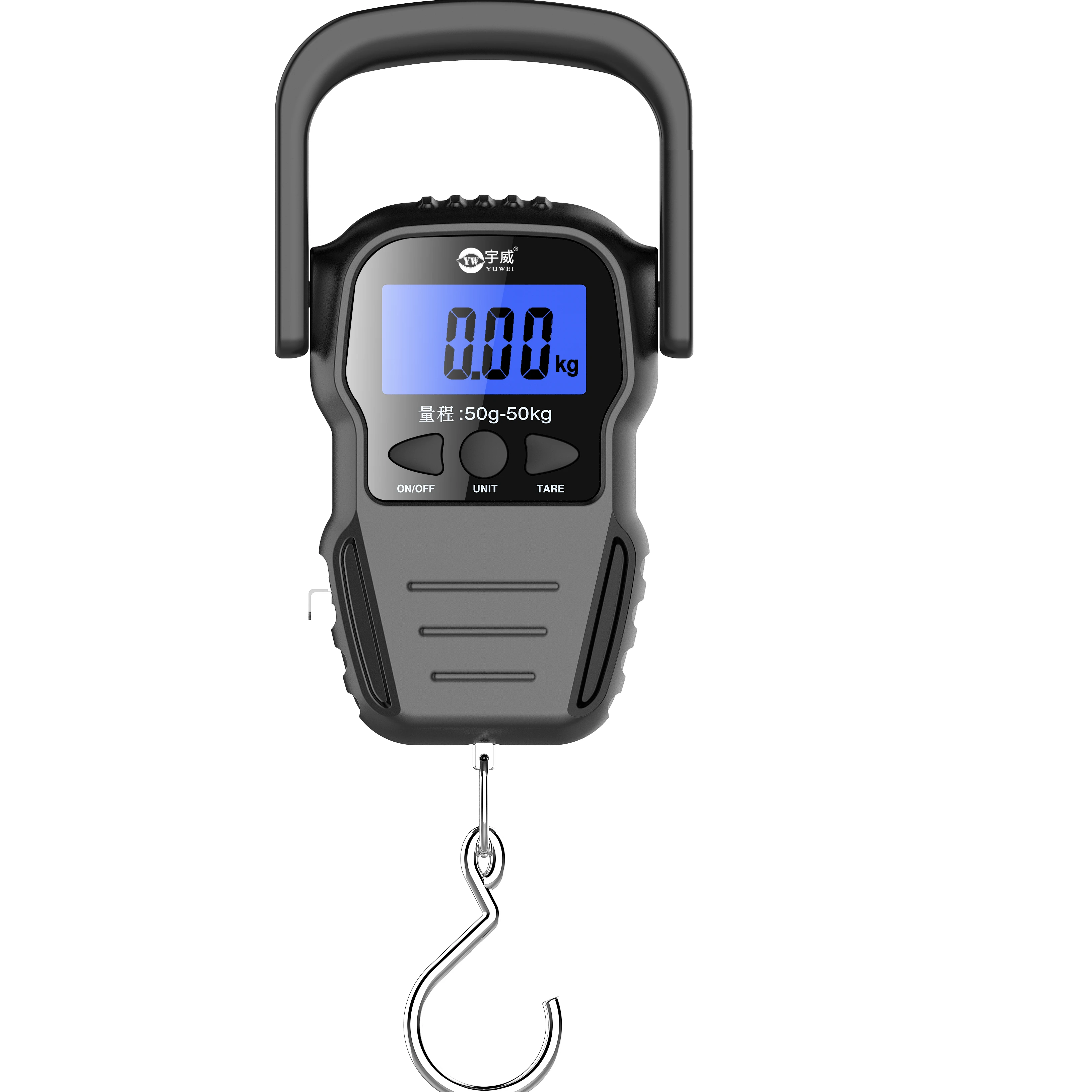 Заводская распродажа 2024 новинка бытовая нержавеющая сталь ABS портативные цифровые весы с ЖК-дисплеем подвесные для путешествий рыбалки взвешивание батареи