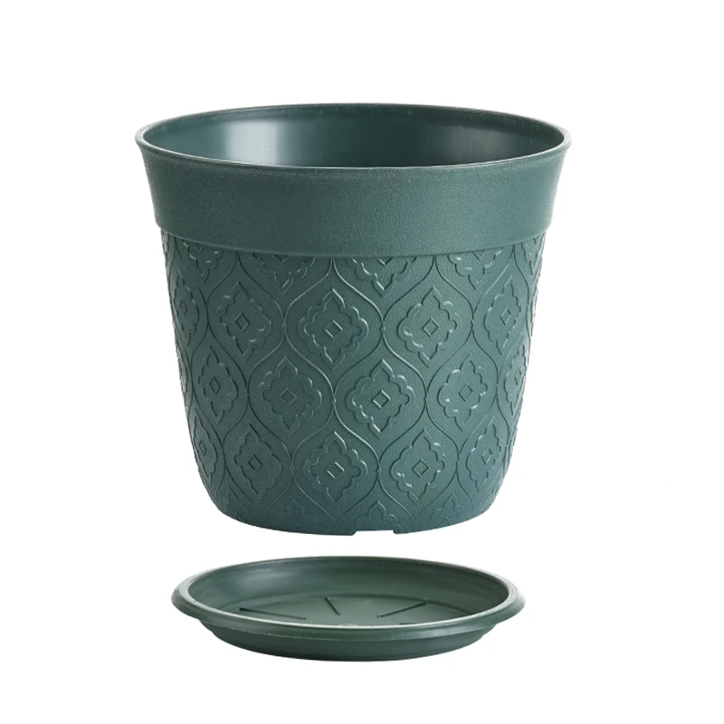 Customizable Breathable plastic pot plant garden terra cotta outdoor plastic Growing Planter garden plant pots