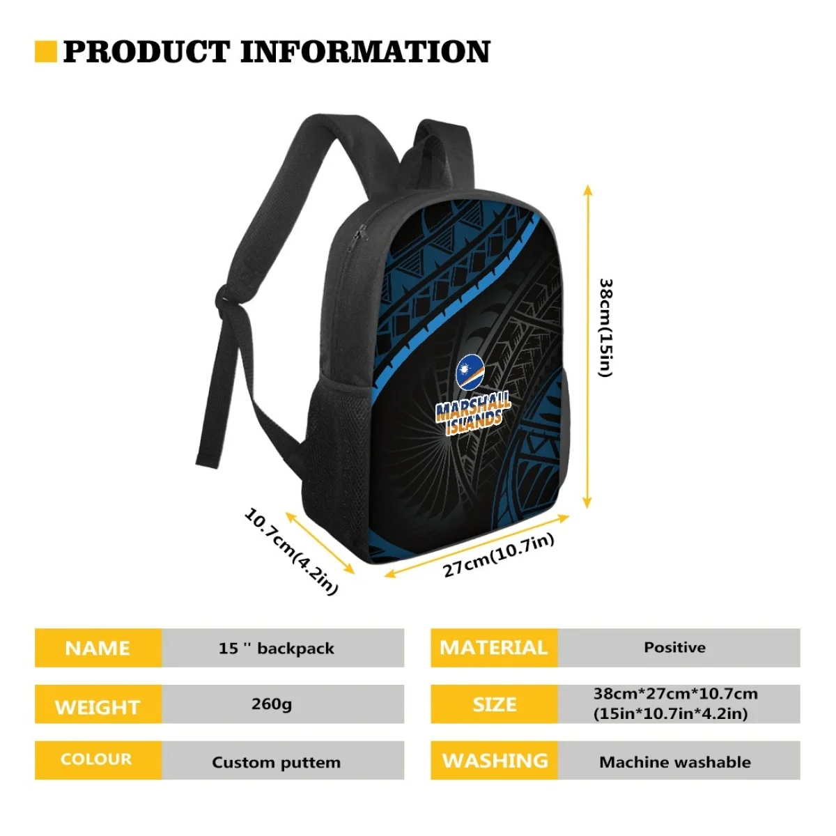 Custom Wholesale Marshall Logo Design Good Quality School Backpacks 2023 for Teenager Boy Girl Nylon Laptop Backpack School Bags