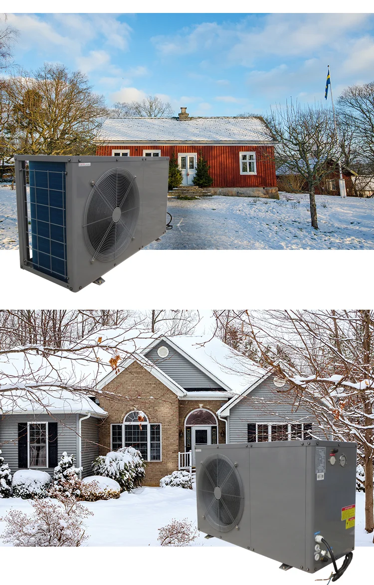 EVI high water temp wifi air source air to water heat pump domestic hot water heater heating pumps bathroom bathtub tank