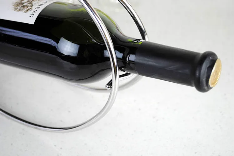C-shaped Single Metal Wine Rack &stainless steel Wine seat