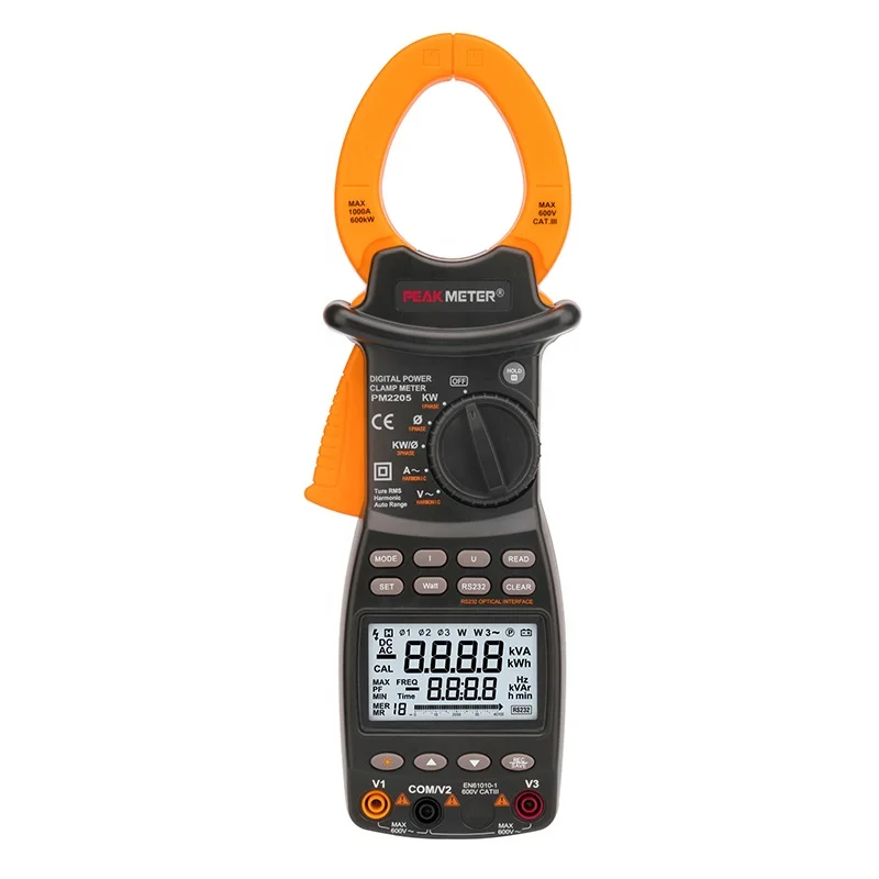 MS2205 Digital Harmonic Power Clamp Meter