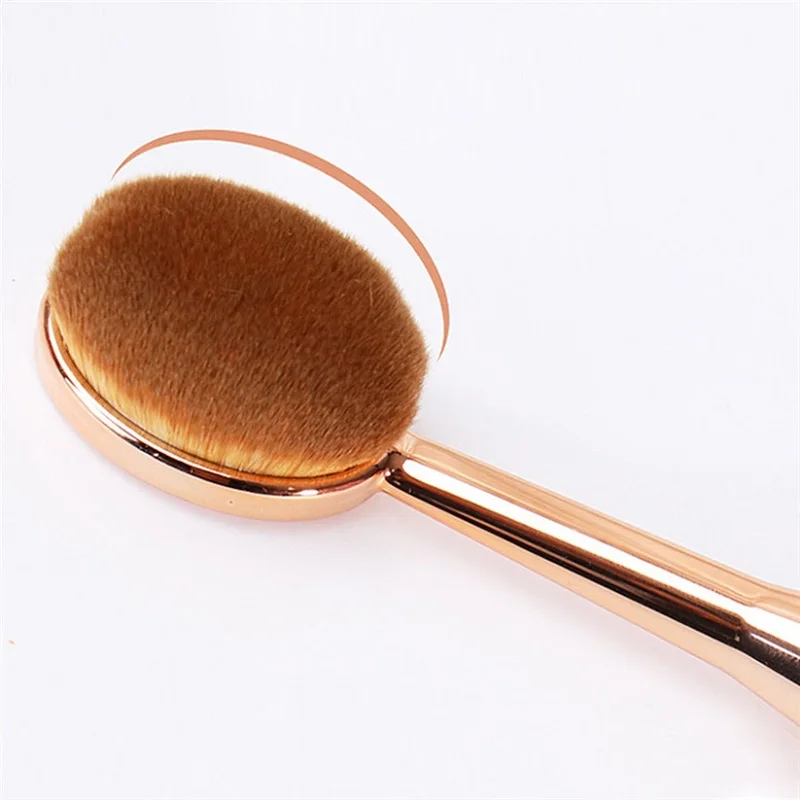 New private label 1 PC Makeup Brush Toothbrush The New Mermaid Makeup Brush Foundation Oval Brushes for lady makeup