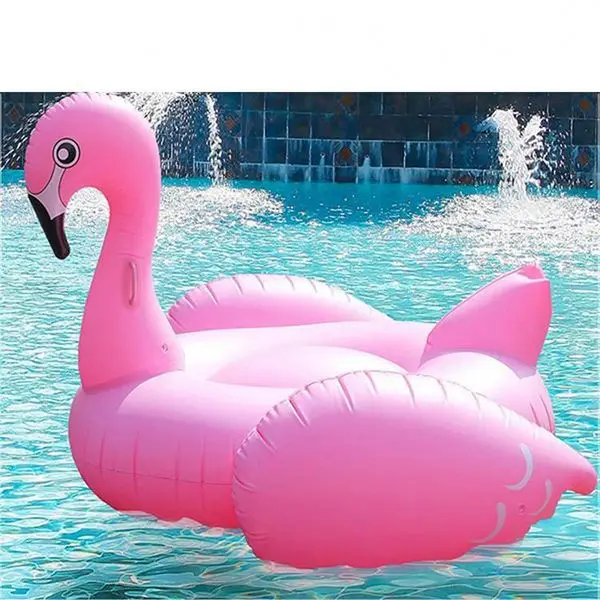 Custom  inflatable flamingo pool toy water floating pool