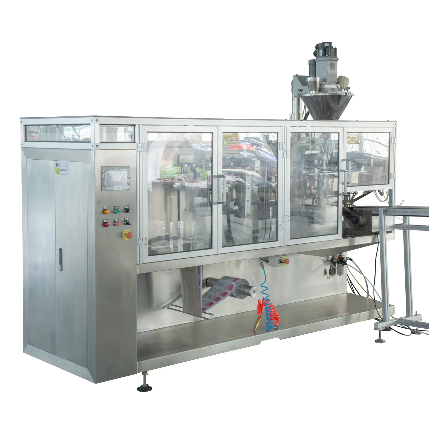 2021 new style gel shampoo sachet pouch flat bag packing machine