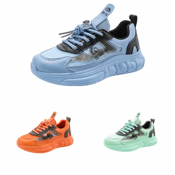 chaussures enfants Mesh PU Children Casual Shoes Children Sneakers School Kids Shoes Boys And Girls Sport Shoes