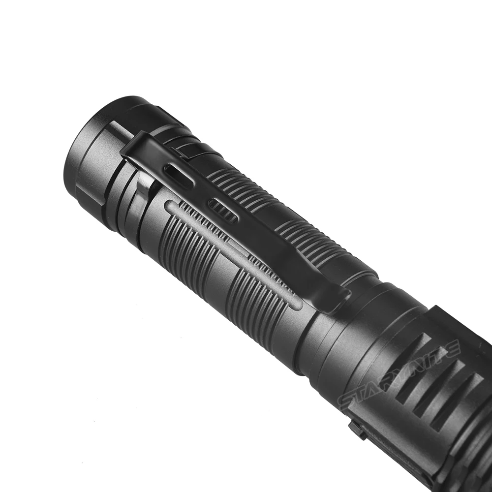 STARYNITE XHP80 1400 Lumen Zoomable Rechargeable Led Flashlight with Power Bank Magnet