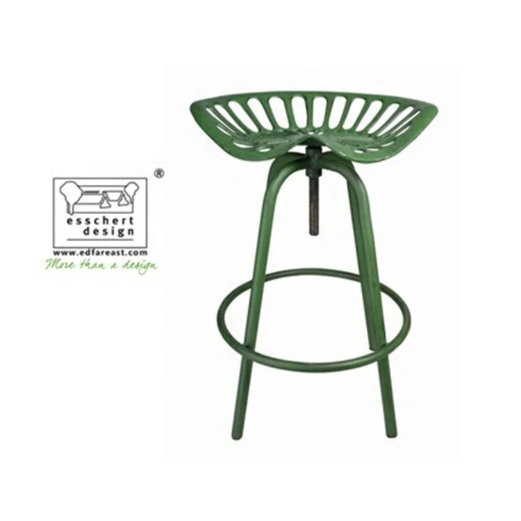 Esschert Design New Arrival Tractor Stool Adjustable Industrial Chair