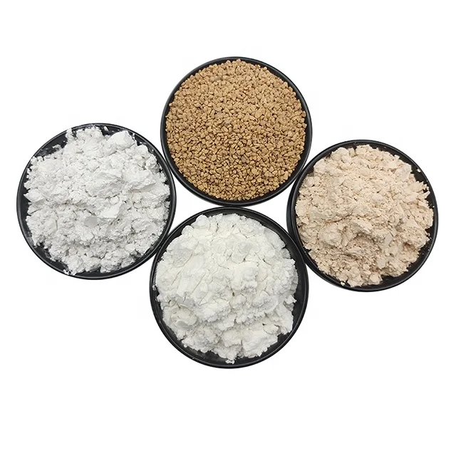 Filtration Agent Diatomaceous Earth Darcy 0.05-3.5 China Factory Supply Diatomite Clay Powder Calcined Flux  CAS 61790-53-2