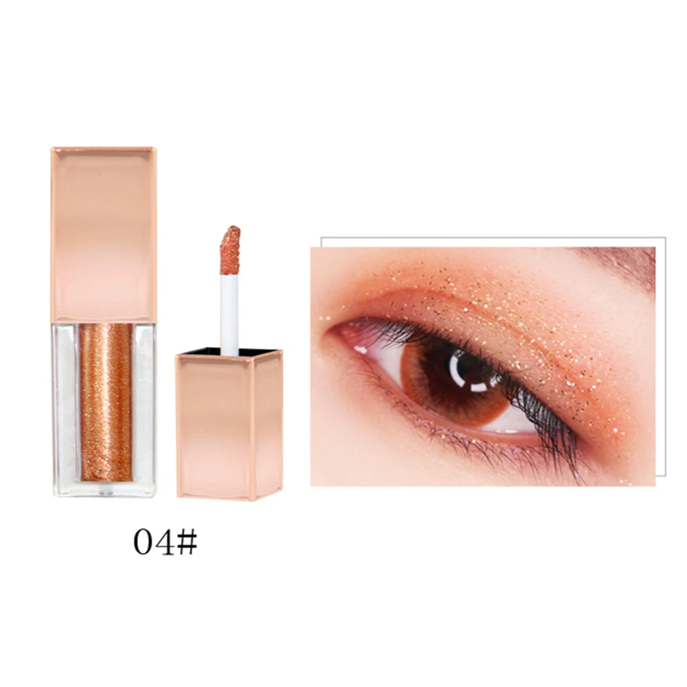 Monochrome Shimmer Liquid Eyeshadow Long Lasting Cheek Contour Blush Pigment Eye Cosmetic Private Label Custom Bulk