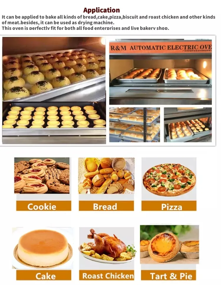 
CE Approval Micro Convection Gas Oven Turbo Baking Loaf Arabic Pita Bread Cake 