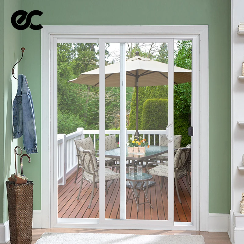 Exterior 4 Panel Double Glazed Sliding Door External  Aluminium Sliding Doors