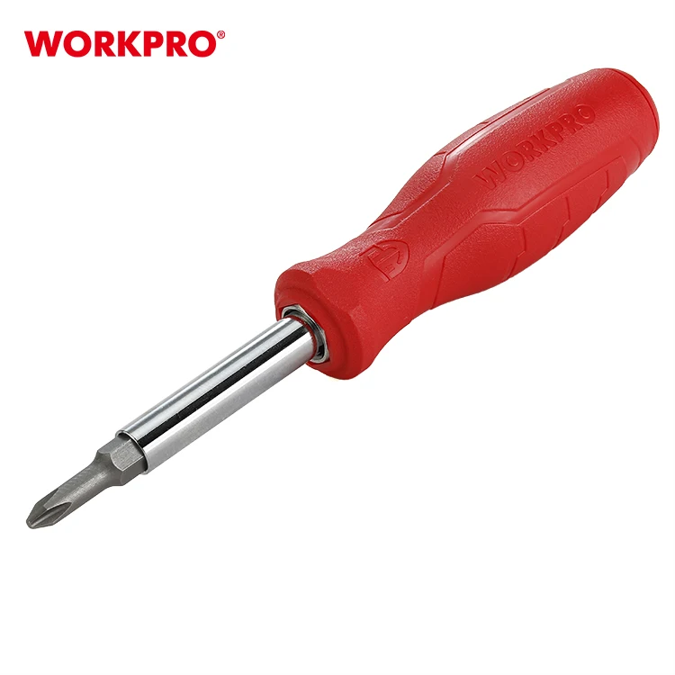 WORKPRO 6-в-1 PH1 PH2 5 мм 6 H8 H6 таможенный приходной ордер Биты отвертки антикоррозионные хромированный крюк винта
